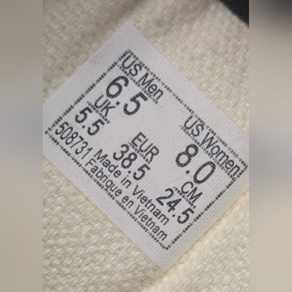 Vans Old Skool Ditsy Floral Sneakers Women’s 8 Black Cream Skate Shoes - Picture 11 of 11